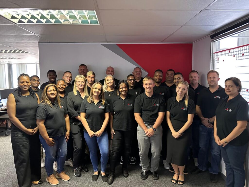 The TSI Central Station team of logistics specialists at their Meadowdale, Johannesburg office